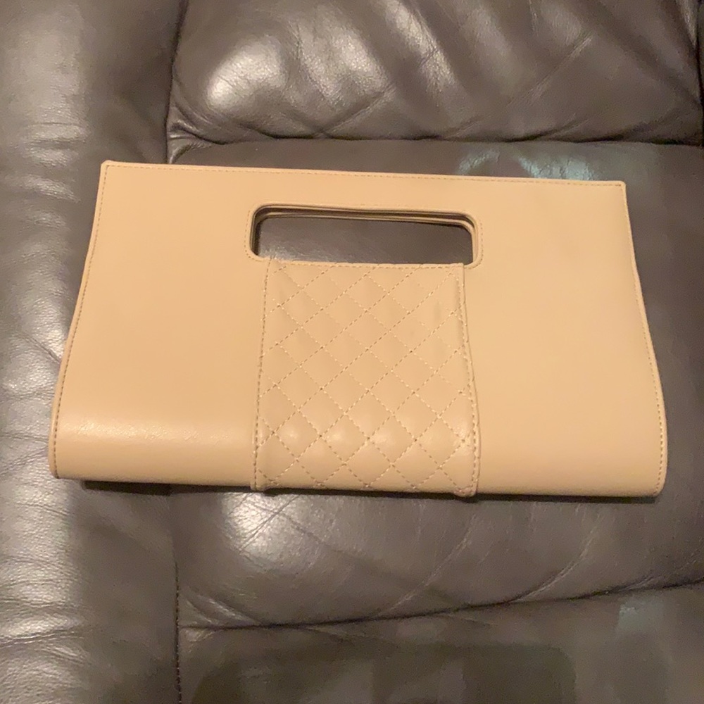Tan Clutch